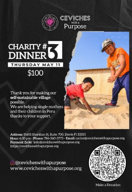 La fundación “Ceviches with a Purpose” continúa con su labor altruista para que no falte un plato de comida - 2, Foto 2