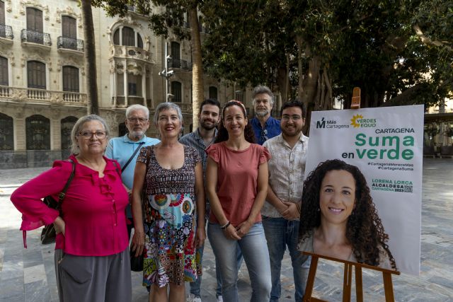 Más Cartagena-Verdes Equo presentan su cartel para las elecciones municipales junto a una batería de 10 medidas urgentes para Cartagena - 1, Foto 1