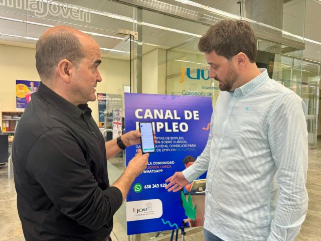 El Ayuntamiento crea un canal de Whatsapp para fomentar la inserción laboral de los jóvenes de Lorca - 3, Foto 3