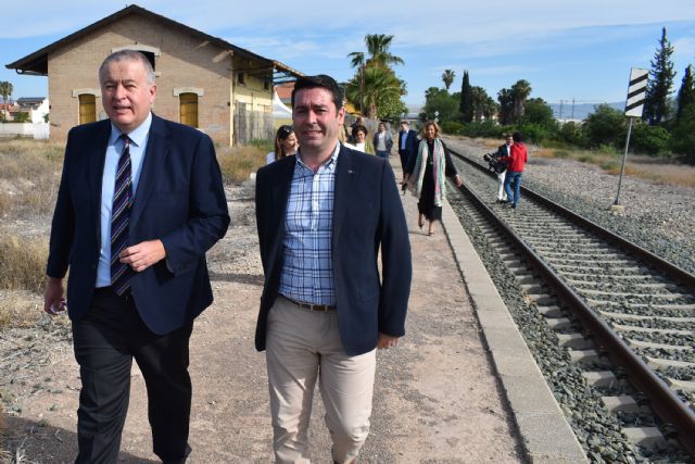 El alcalde Pedro José Noguera reclama un tren de cercanías que conecte Las Torres de Cotillas con Murcia - 2, Foto 2