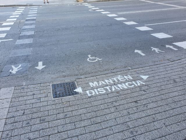 Molina de Segura adapta los pasos de peatones a la actual situación de la pandemia COVID-19 - 4, Foto 4