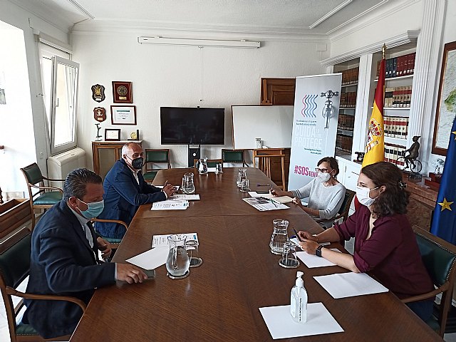 La Mancomunidad de los Canales del Taibilla da su compromiso al alcalde de mejora en el abastecimiento de Fuente Librilla - 1, Foto 1
