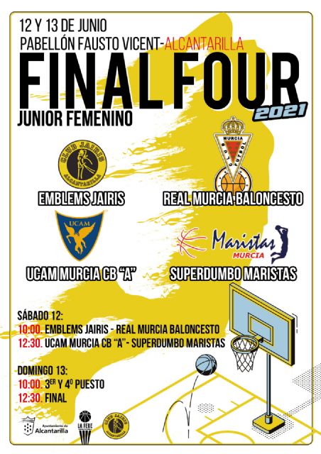Alcantarilla acoge este próximo fin de semana la Final Four de Baloncesto Junior Femenino - 1, Foto 1