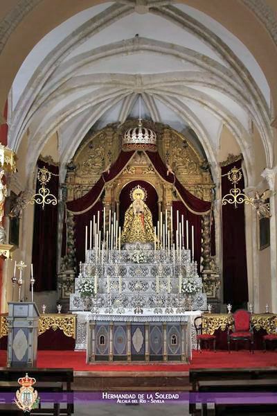 La Virgen de la Soledad saldrá a la Plaza del Calvario de Alcalá del Río para presidir la Función del XXV Aniversario de su coronación Canónica - 2, Foto 2