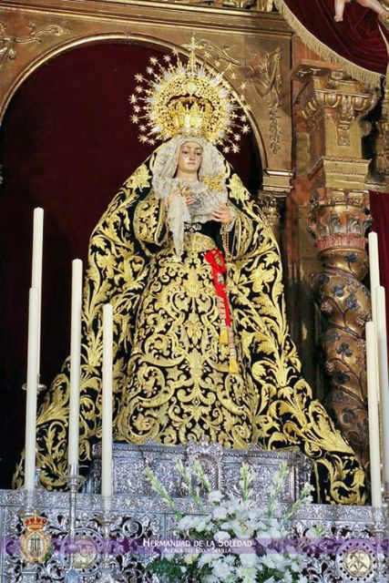 La Virgen de la Soledad saldrá a la Plaza del Calvario de Alcalá del Río para presidir la Función del XXV Aniversario de su coronación Canónica - 4, Foto 4