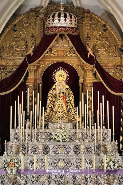 La Virgen de la Soledad saldrá a la Plaza del Calvario de Alcalá del Río para presidir la Función del XXV Aniversario de su coronación Canónica - 5, Foto 5