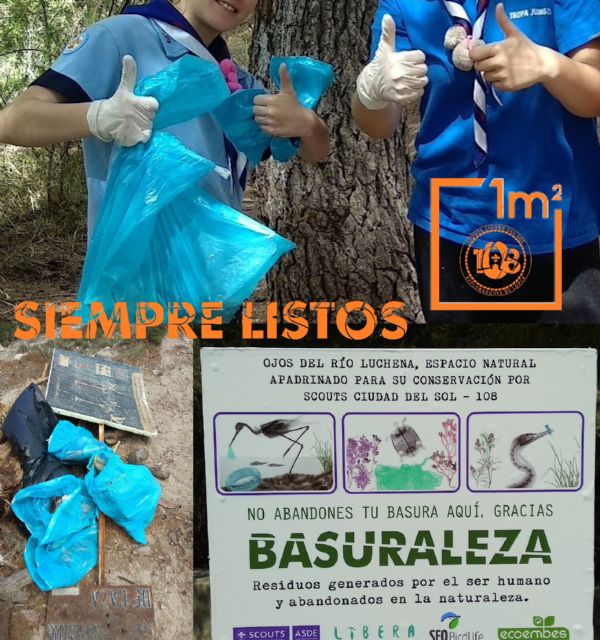 Los scouts del Ciudad del Sol limpiarán de basuraleza el paraje de los Ojos del río Luchena - 1, Foto 1