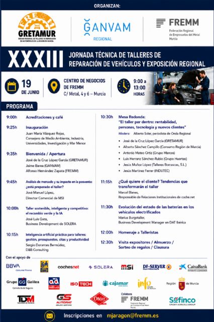 El Gremio de Talleres de FREMM reparar� el 19J en todos los retos que afectan a la automoci�n, Foto 2