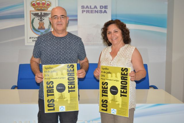 El próximo viernes se celebrará el concierto Tributo a los Tres Tenores a beneficio de la Asociación Alzheimer Águilas - 1, Foto 1