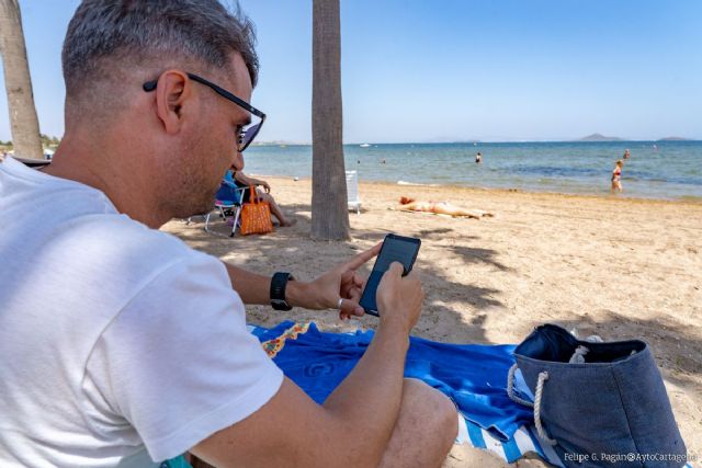 Cartagena gana un programa europeo para instalar wifi en las playas del Mar Menor - 1, Foto 1