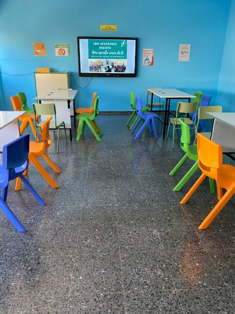 El Aula del Futuro, aula digital en el colegio Hernández Ardieta de Roldán - 1, Foto 1