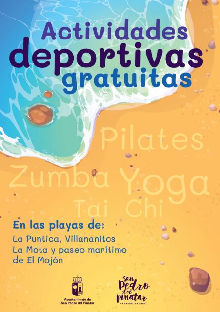 Las playas urbanas de San Pedro del Pinatar acogen pilates, yoga, taichi y zumba - 2, Foto 2