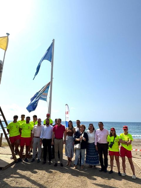 La Cala de Calnegre vuelve a lucir este verano la Bandera Azul - 2, Foto 2