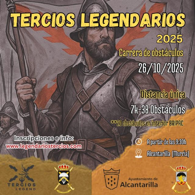 Las inscripciones para la carrera de obstáculos Tercios Legendarios en Alcantarilla comienzan mañana - 4, Foto 4