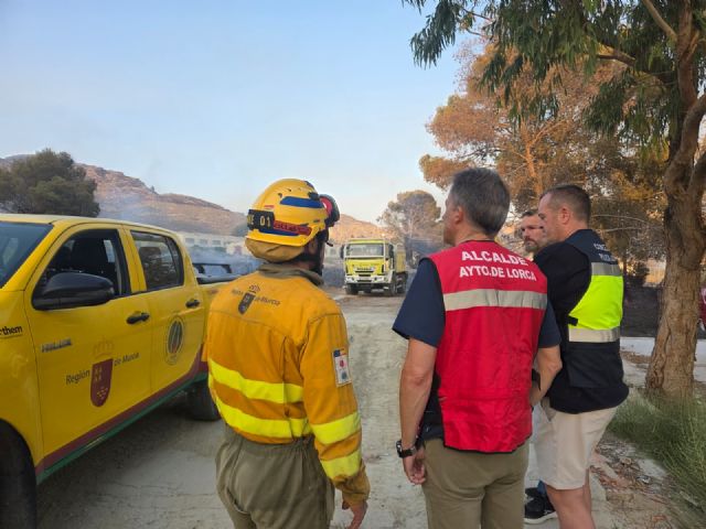 El incendio declarado esta tarde en Lorca queda estabilizado tras afectar a trece hectáreas de terreno - 5, Foto 5