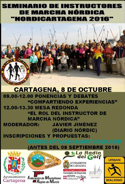 Dos bastones y ganas de disfrutar serán los ingredientes para la I Marcha Nórdica de Cartagena - 4, Foto 4