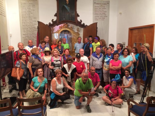 40 salmantinos y almerienses hacen de Lorca el inicio de su peregrinación a Caravaca por el Año Santo Jubilar - 2, Foto 2