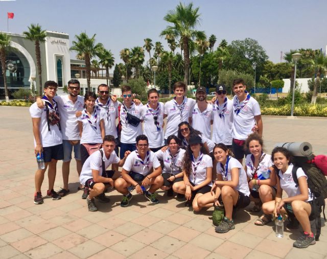 Scouts lorquinos participan en la construcción de un parque infantil en un voluntariado internacional en Marruecos. - 2, Foto 2