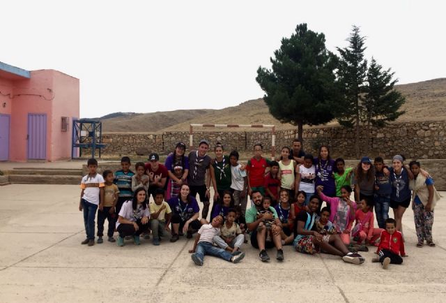 Scouts lorquinos participan en la construcción de un parque infantil en un voluntariado internacional en Marruecos. - 3, Foto 3