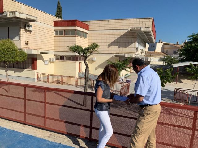Educación mejora las instalaciones del colegio Ángel Zapata de Torreagüera - 1, Foto 1