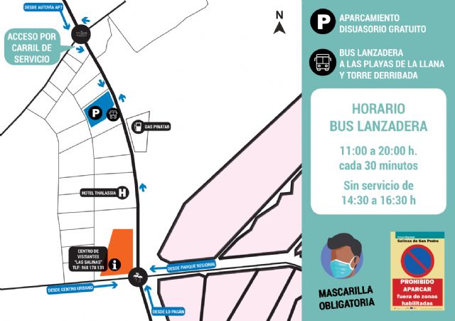 Durante el mes de agosto continúa el servicio de autobús gratuito a las playas de La Llana y Torre Derribada - 2, Foto 2