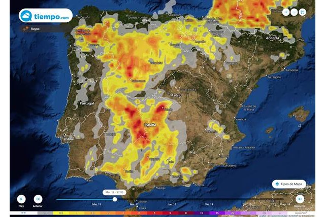 Llegan tormentas muy fuertes con granizo causadas por una DANA - 1, Foto 1