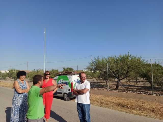 Finalizan los trabajos para mejorar la iluminación del tramo 2 en el Camino de los Valencianos de Puerto Lumbreras - 2, Foto 2