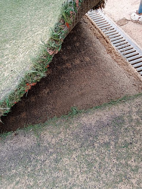 Izquierda Unida Verdes-Podemos exigen información sobre el estado y la ejecución de la última reforma en el campo de césped artificial - 1, Foto 1