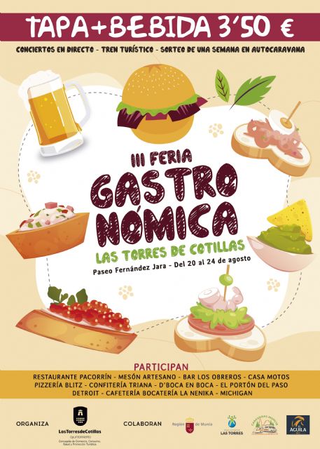 La Feria Gastronómica celebrará su tercera edición en las fiestas patronales ofreciendo tapa más bebida por 3'50 euros - 4, Foto 4