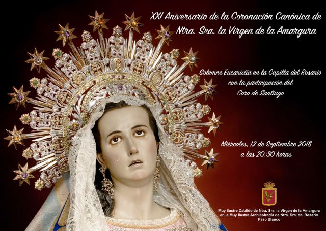 El Paso Blanco celebra el XXI Aniversario de la coronación de la Virgen de la Amargura - 1, Foto 1