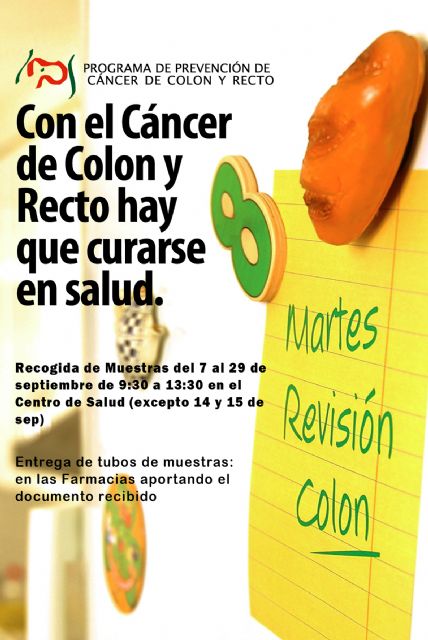 Un año más llega a Las Torres de Cotillas el programa de prevención de cáncer de colon - 1, Foto 1