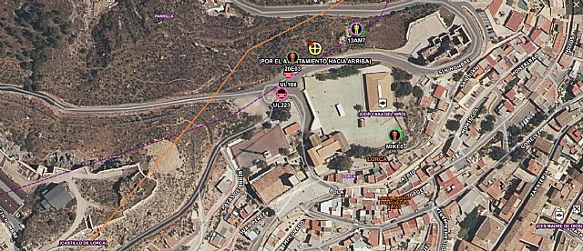 Incendio en la ladera del castillo de Lorca - 1, Foto 1