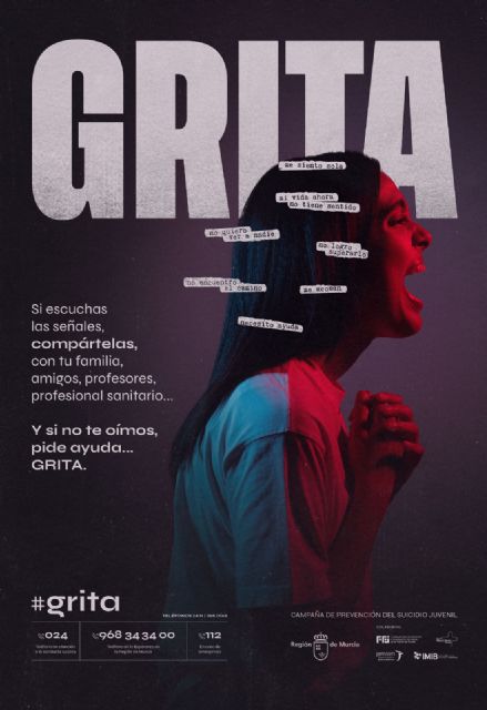 La Comunidad lanza la campaña 'Grita' para prevenir las conductas suicidas entre los jóvenes - 1, Foto 1