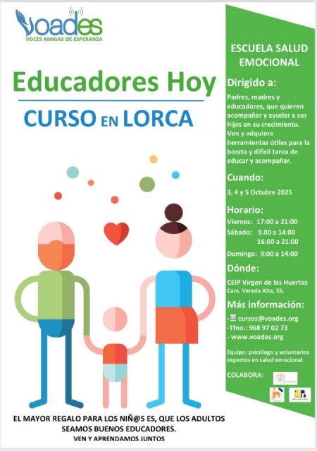 VOADES organiza un nuevo curso intensivo dirigido a padres y madres con interés en la educación y el crecimiento personal de sus hijos - 1, Foto 1