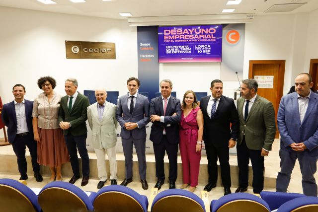 El tejido empresarial de Lorca exige fechas y compromisos firmes para el Corredor Mediterráneo - 1, Foto 1