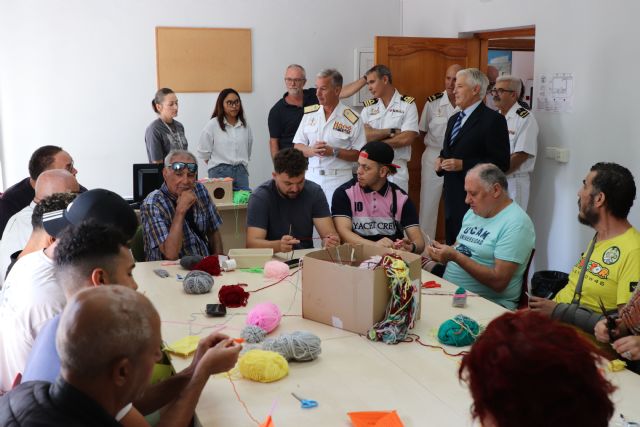 El Almirante del Arsenal de Cartagena visita la Fundación Hospitalidad Santa Teresa - 3, Foto 3