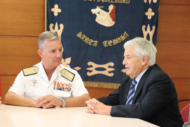 El Almirante del Arsenal de Cartagena visita la Fundación Hospitalidad Santa Teresa - 5, Foto 5