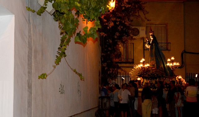 Lorquí procesiona a la Virgen del Rosario en el día de la patrona - 2, Foto 2