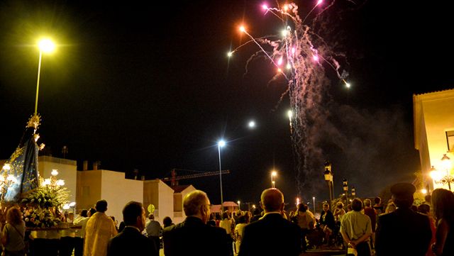 Lorquí procesiona a la Virgen del Rosario en el día de la patrona - 3, Foto 3