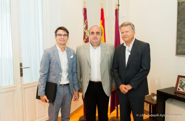 El alcalde en funciones da la bienvenida al nuevo director de Ecocarburantes Españoles en Cartagena - 1, Foto 1