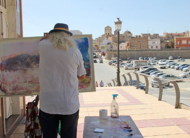 Miguel San Pedro, ganador del certamen de pintura 'Rincones de Puerto Lumbreras' 2018 - 1, Foto 1