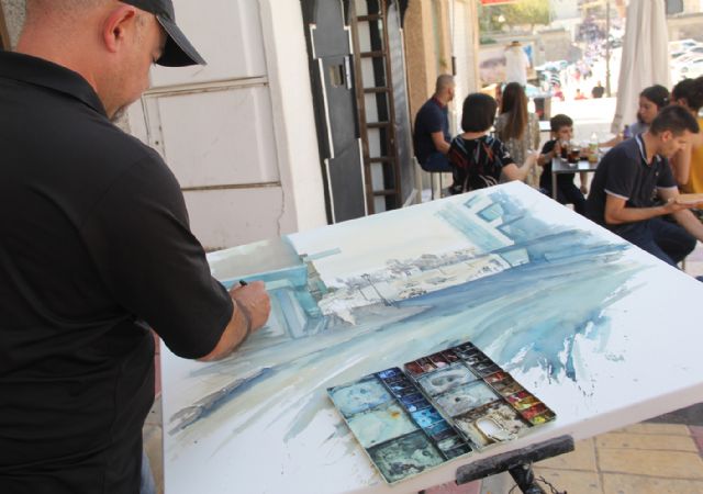 Miguel San Pedro, ganador del certamen de pintura 'Rincones de Puerto Lumbreras' 2018 - 3, Foto 3