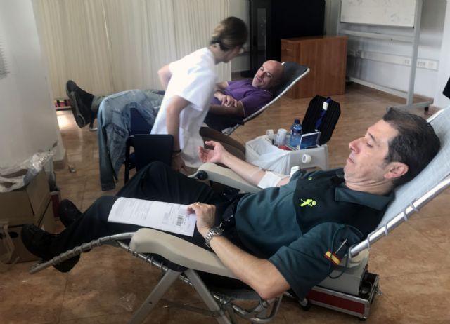 La Guardia Civil colabora altruistamente en la XVII campaña de donación de sangre en Murcia - 2, Foto 2