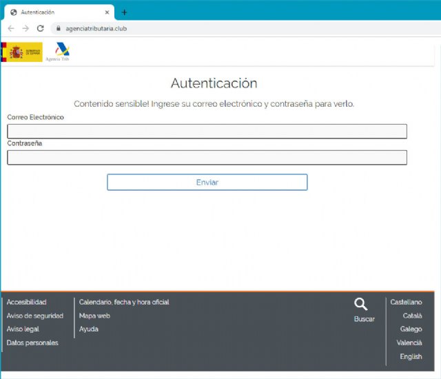 Página falsa, Foto 2