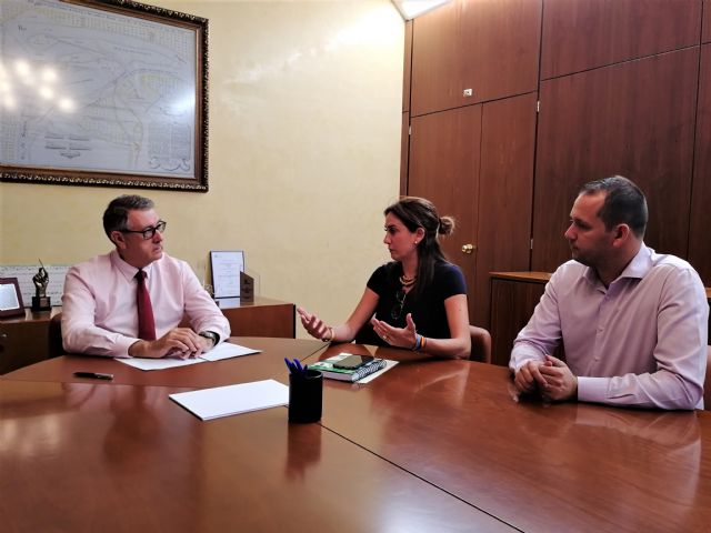 El presidente de la CHS se reúne con la alcaldesa de Archena para analizar los efectos de la pasada gota fría - 1, Foto 1