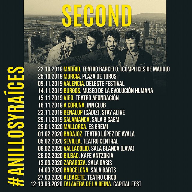 Second añade nuevas fechas a su gira Anillos y Raíces - 2, Foto 2