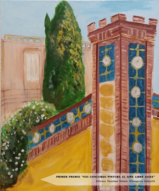 El primer premio del concurso de pintura al aire libre se lolleva Juan Gallergo de Aljucer - 3, Foto 3