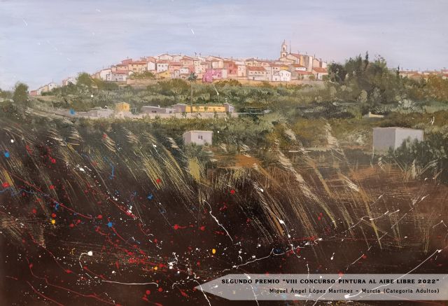El primer premio del concurso de pintura al aire libre se lolleva Juan Gallergo de Aljucer - 4, Foto 4