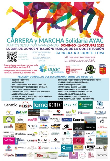AYAC celebra la 10ª edición de su Marcha Solidaria el próximo domingo 16 de octubre - 1, Foto 1