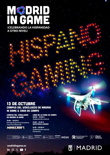 El Ayuntamiento de Madrid iluminará la noche madrile&ntilde;a con un espectáculo audiovisual récord en Espa&ntilde;a: 300 drones recrearán un viaje desde Hispanidad hasta nuestros días - 2, Foto 2